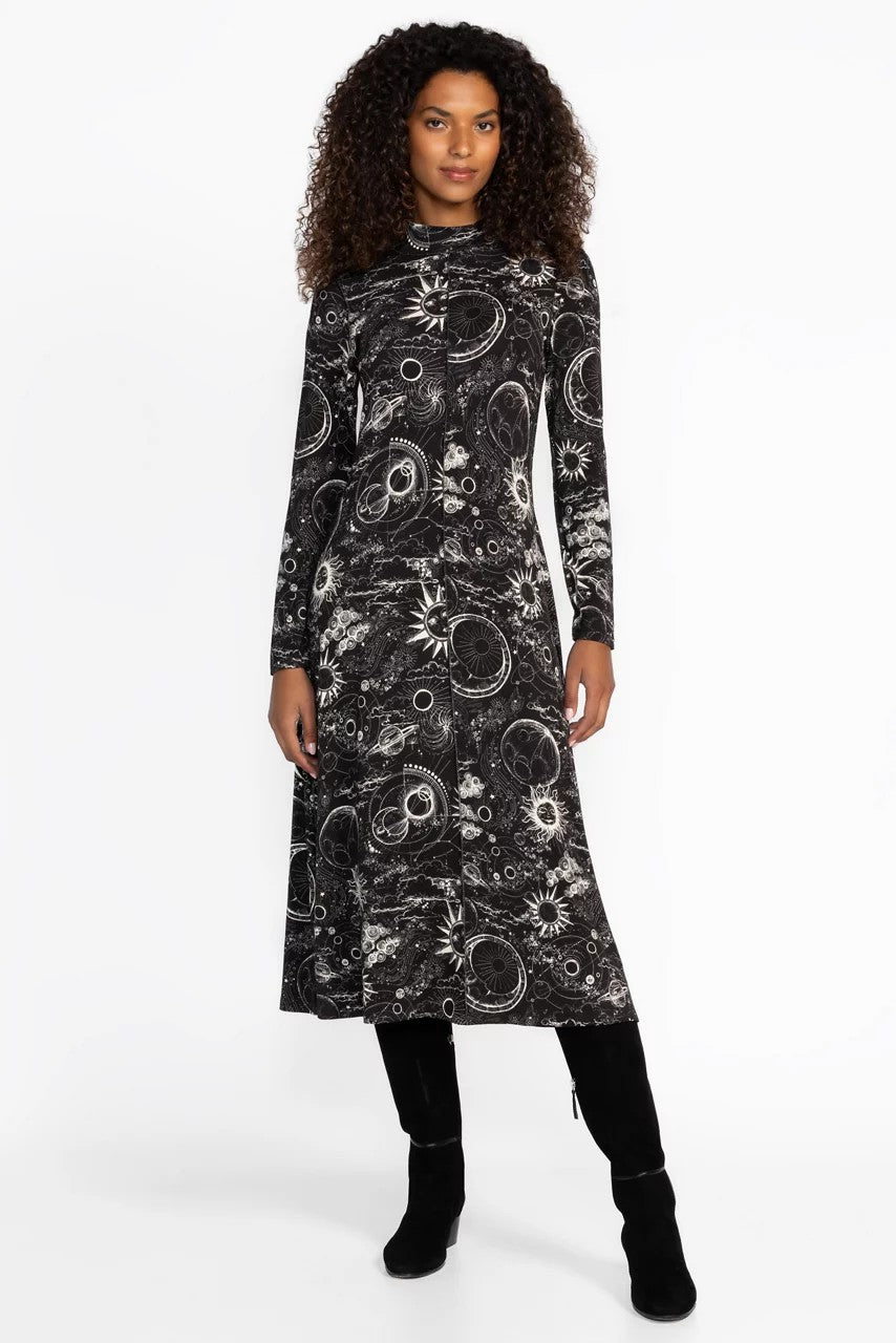 Johnny Was THE JANIE FAVORITE SEAMED MOCK NECK DRESS