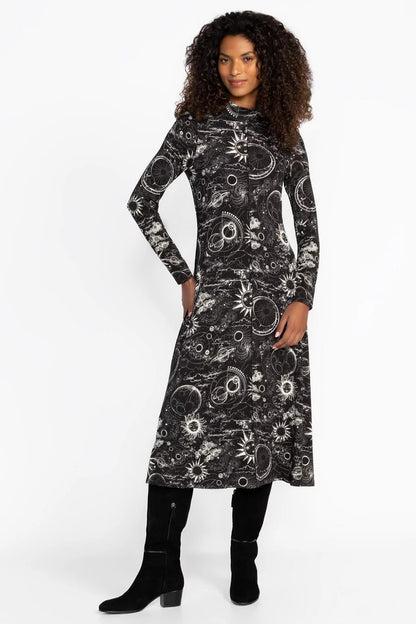 Johnny Was THE JANIE FAVORITE SEAMED MOCK NECK DRESS