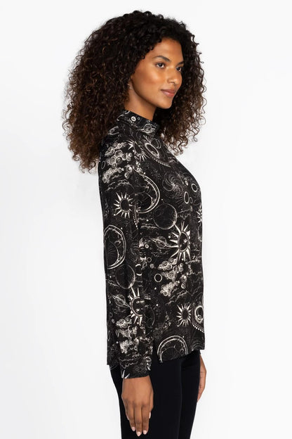 Johnny Was THE JANIE FAVORITE PUFF SLEEVE MOCK NECK