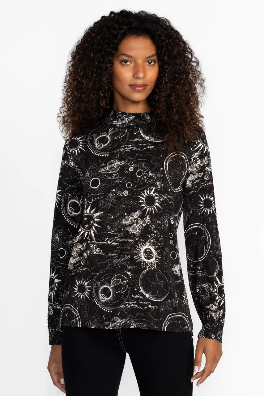 Johnny Was THE JANIE FAVORITE PUFF SLEEVE MOCK NECK