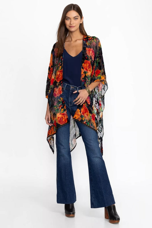 Johnny Was BURNOUT VELVET SHAWL