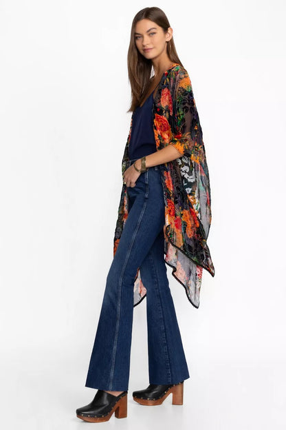 Johnny Was BURNOUT VELVET SHAWL