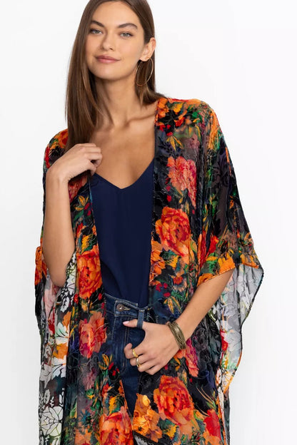 Johnny Was BURNOUT VELVET SHAWL