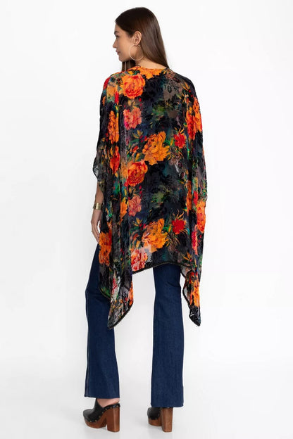 Johnny Was BURNOUT VELVET SHAWL