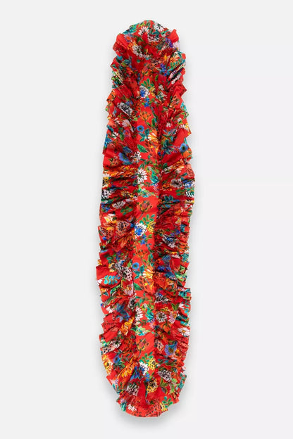 Johnny Was BOBCAT FOREST RUFFLE SCARF