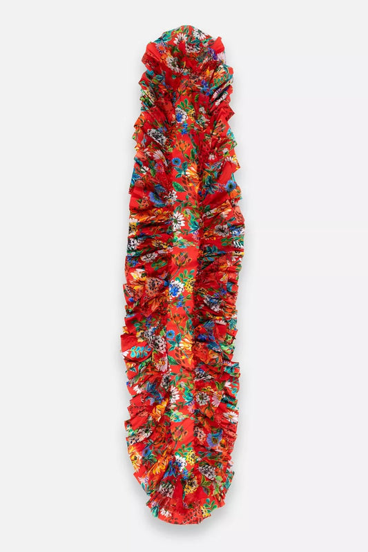 Johnny Was BOBCAT FOREST RUFFLE SCARF