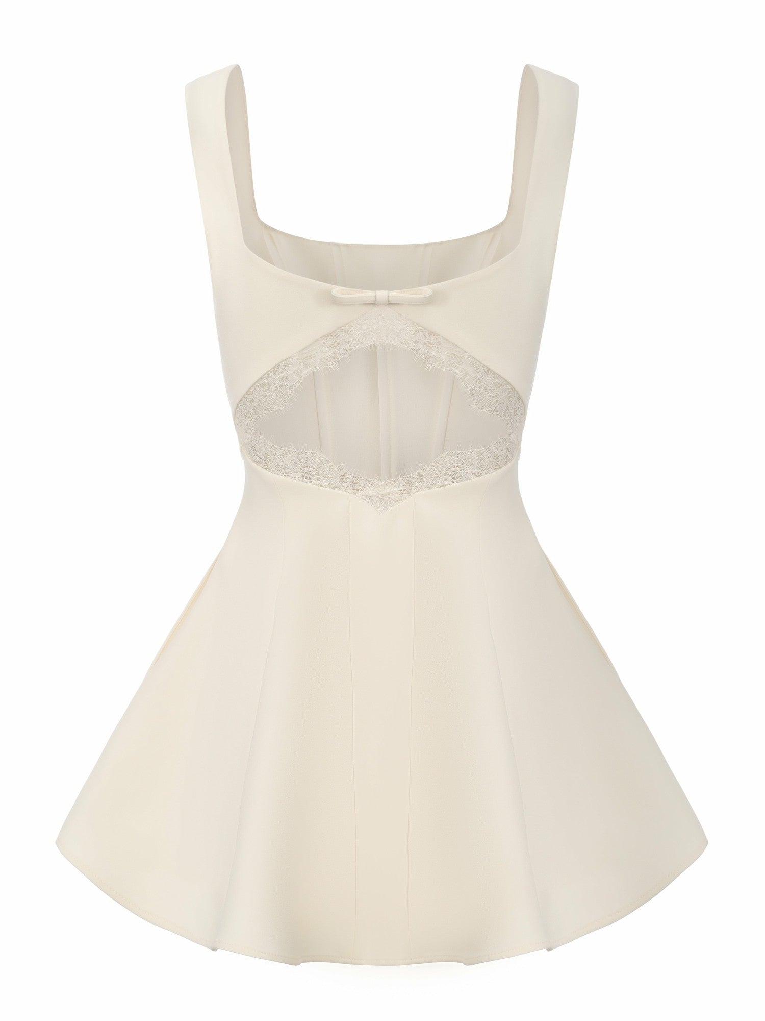 Eliza Open-Back Champagne Dress | Nana Jacqueline