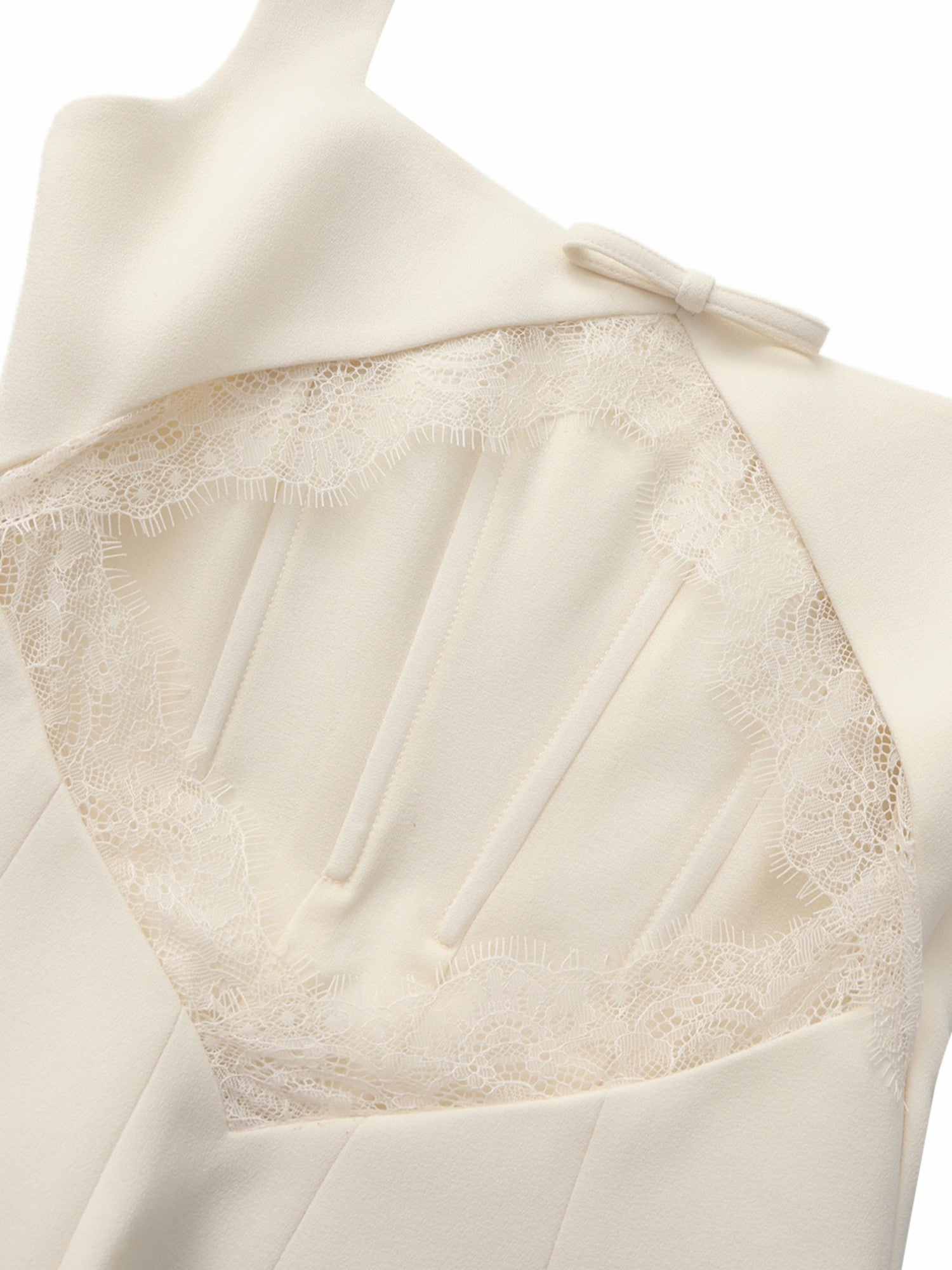 Eliza Open-Back Champagne Dress | Nana Jacqueline