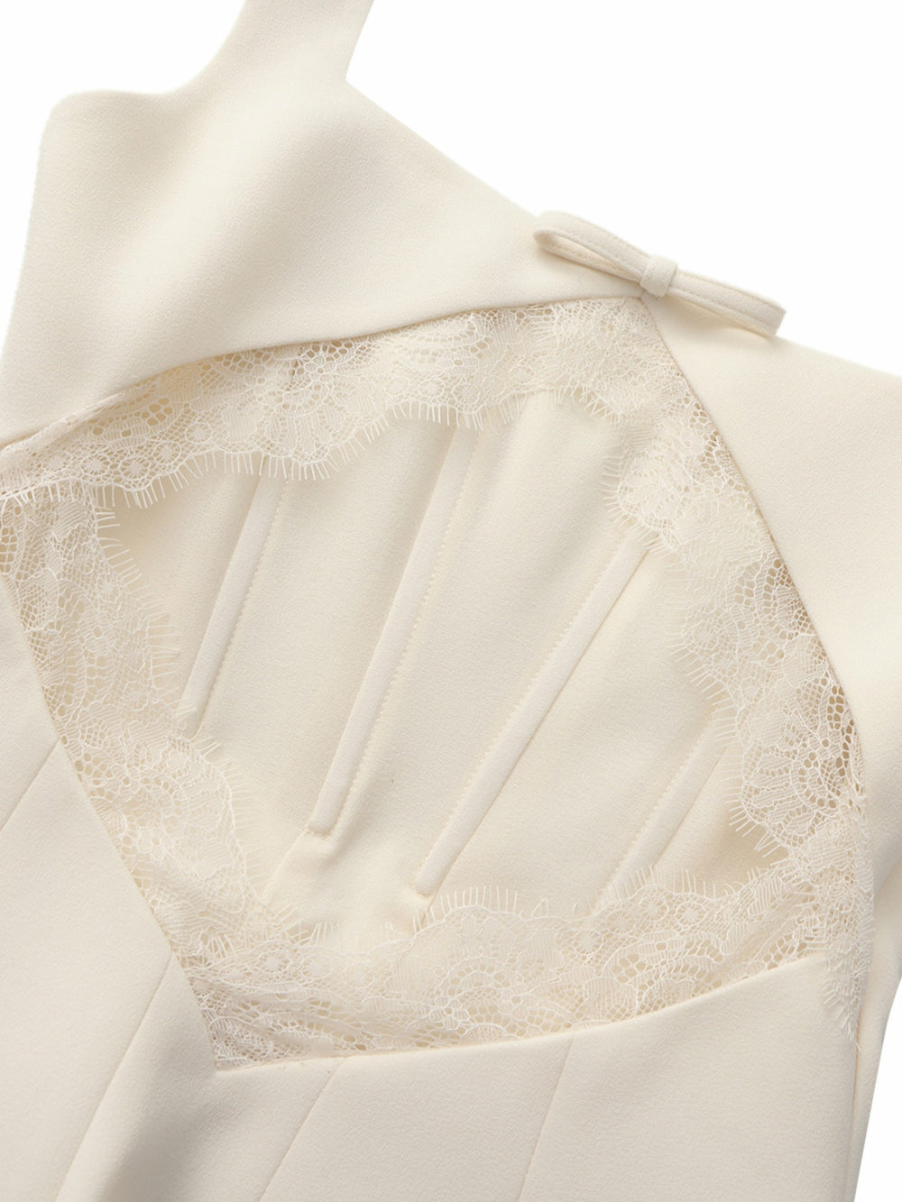 Eliza Open-Back Champagne Dress | Nana Jacqueline