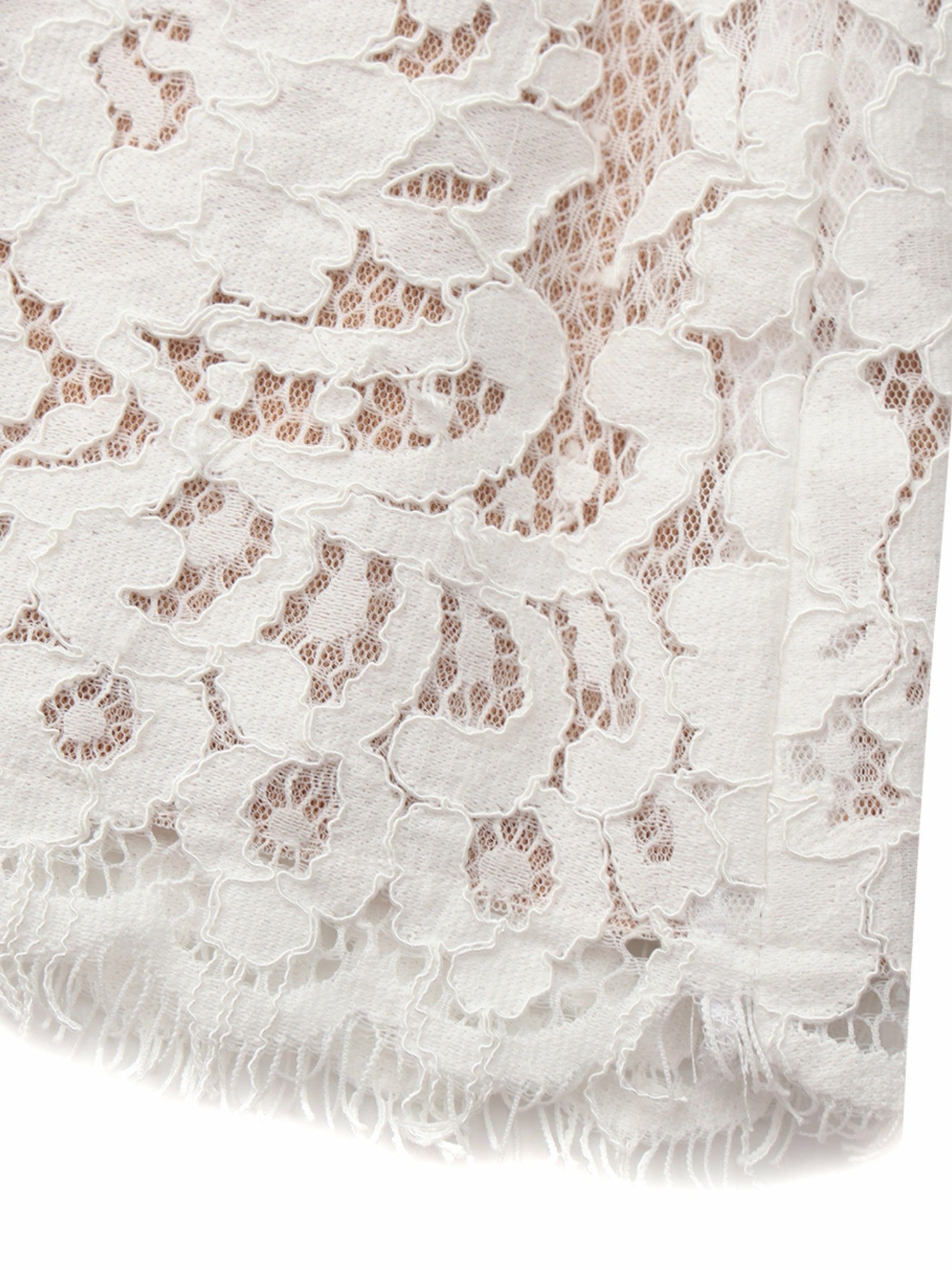 Mara Strapless Lace White Dress | Nana Jacqueline
