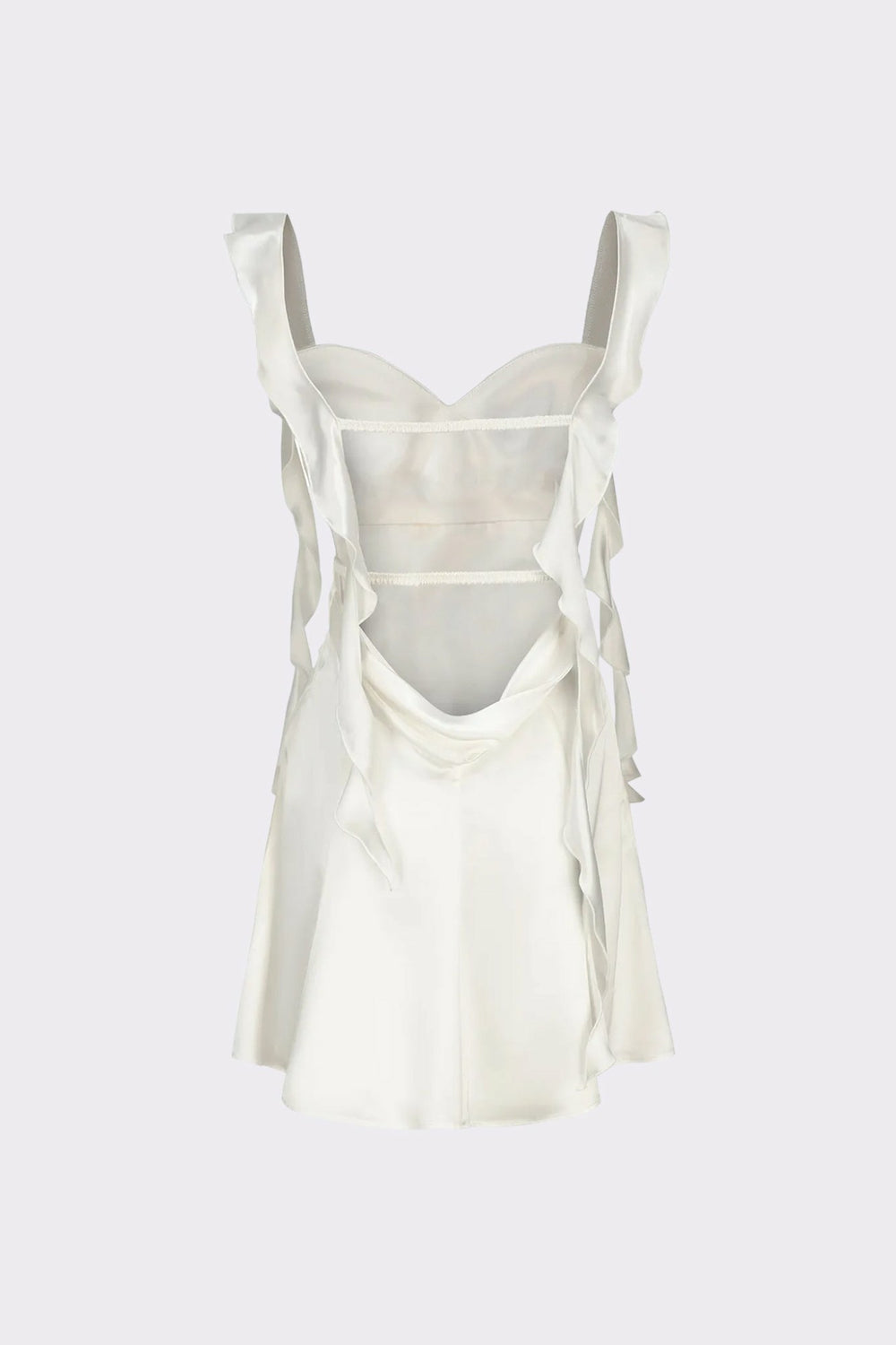 Karina Dress: White Mini Dress for Engagement Party | Nana Jacqueline