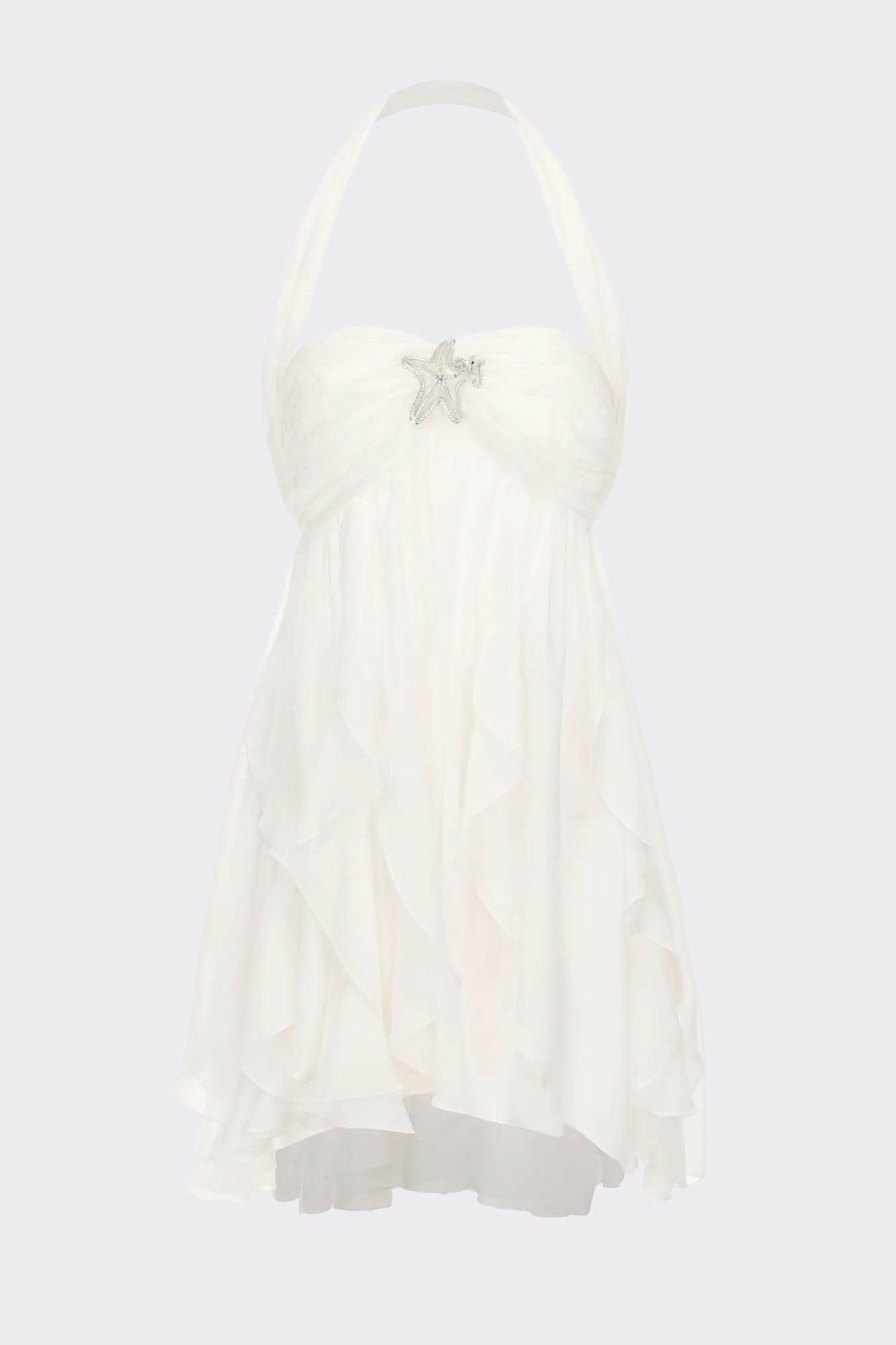 Arabella Dress: White Mini Dress for Bridal Shower | Nana Jacqueline