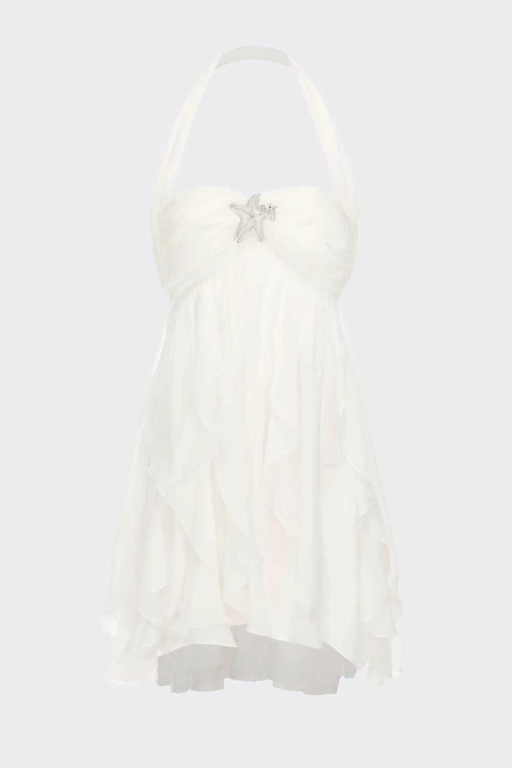 Arabella Dress: White Mini Dress for Bridal Shower | Nana Jacqueline