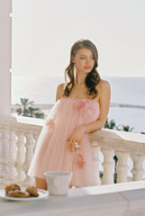 Kensingten Dress: Pink Mini Dress for Engagement Party | Nana Jacqueline