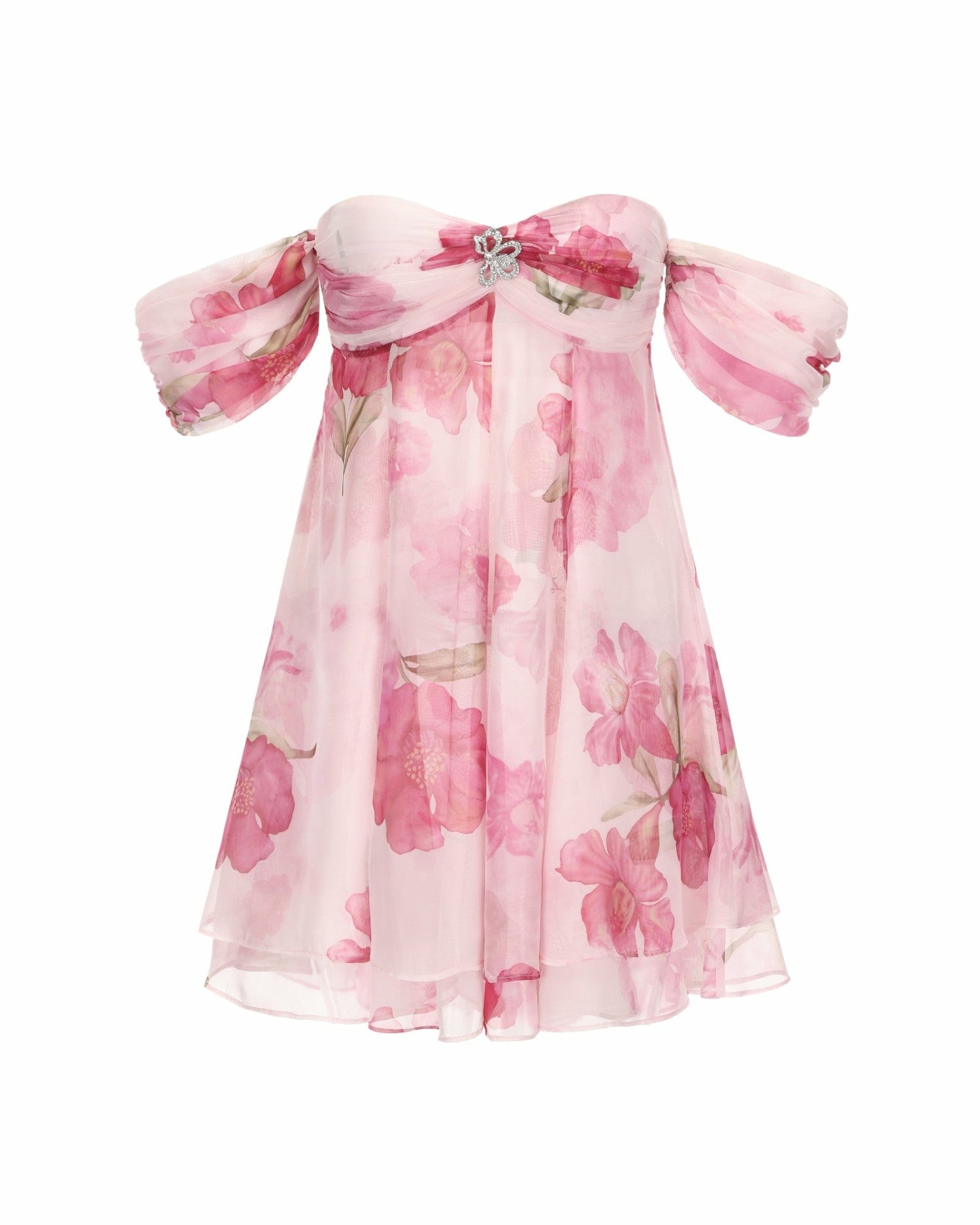 Lilly Dress: Pink Mini Dress for Garden Party | Nana Jacqueline