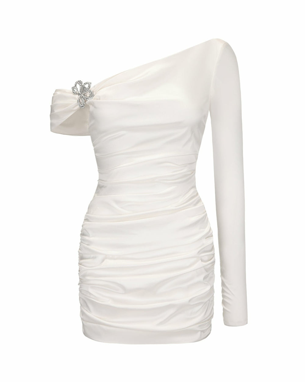 Marlene Dress: White Mini Dress for Bridal Shower | Nana Jacqueline