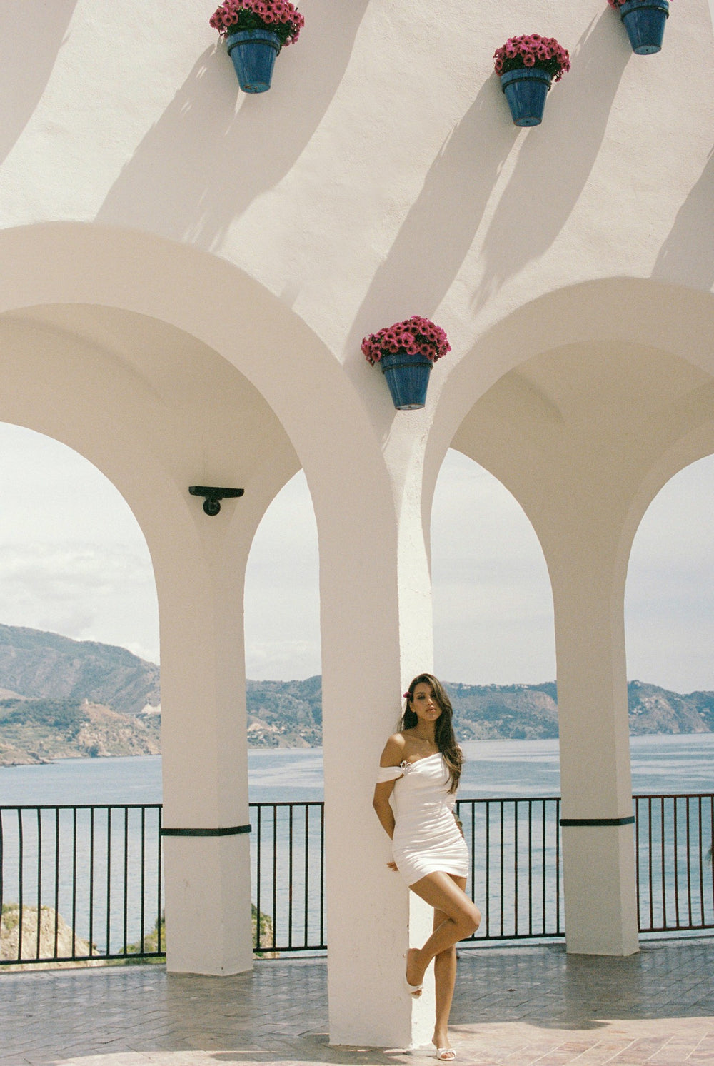 Marlene Dress: White Mini Dress for Bridal Shower | Nana Jacqueline