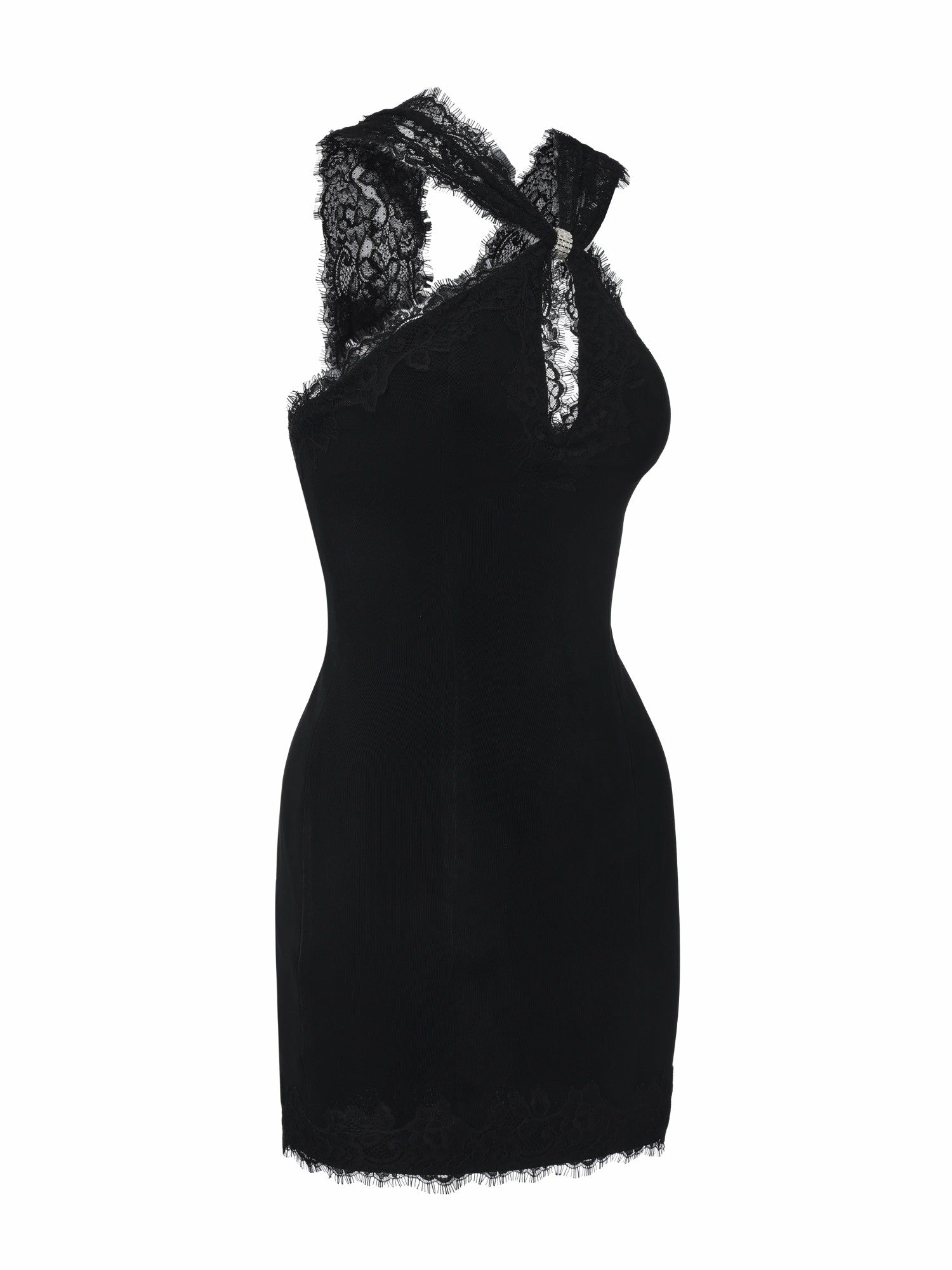 Nina Cutout Lace Bodycon Black Dress | Nana Jacqueline