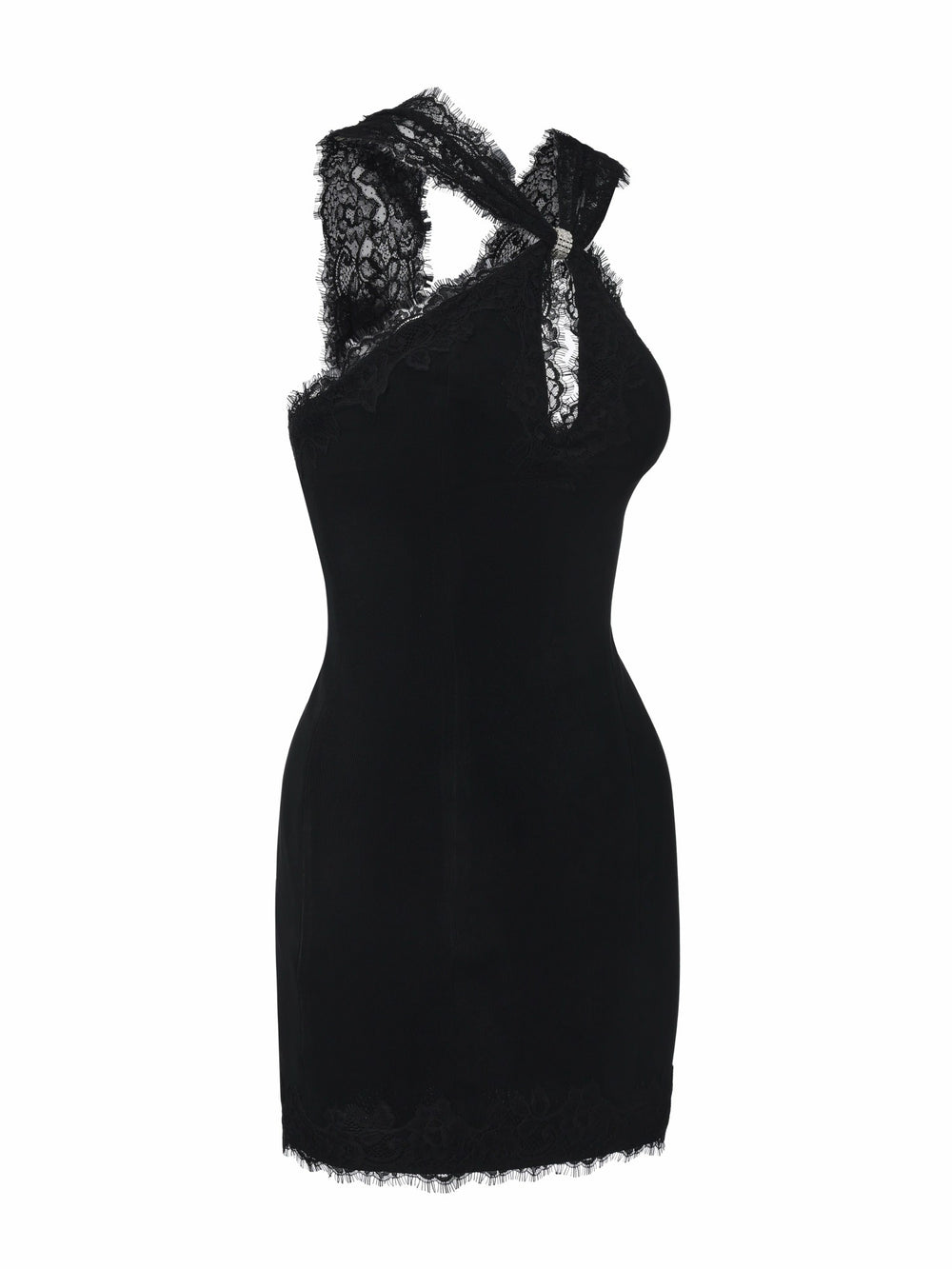 Nina Cutout Lace Bodycon Black Dress | Nana Jacqueline