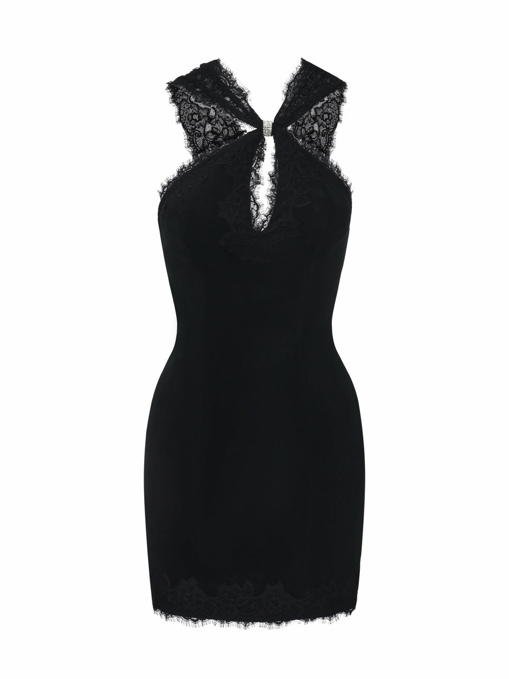 Nina Cutout Lace Bodycon Black Dress | Nana Jacqueline