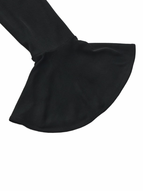 Alessandra Deep V Crystal Black Mini Dress | Nana Jacqueline