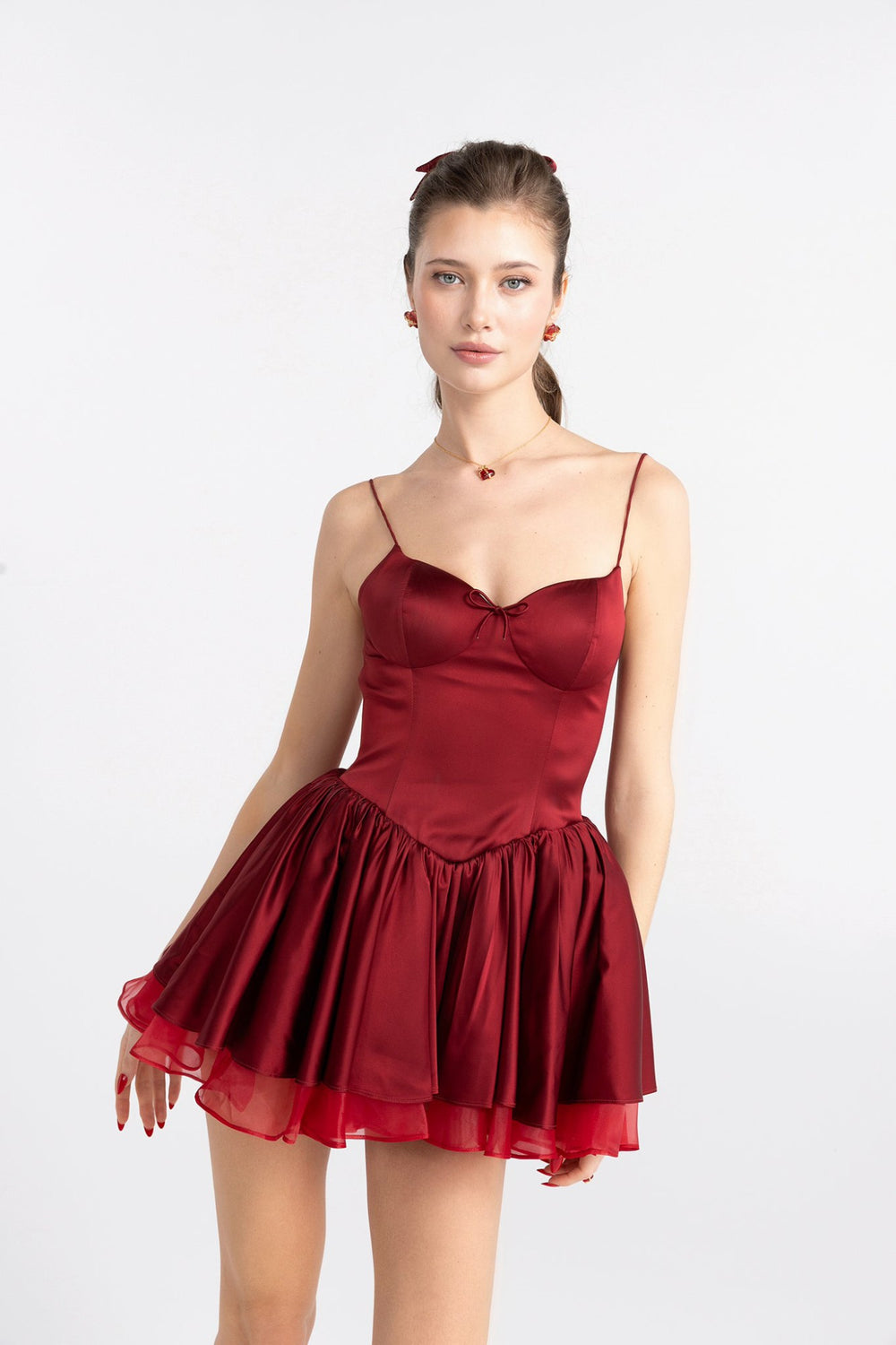 Veronica Backless Mini Dress: Red Mini Dress for Birthday | Nana Jacqueline