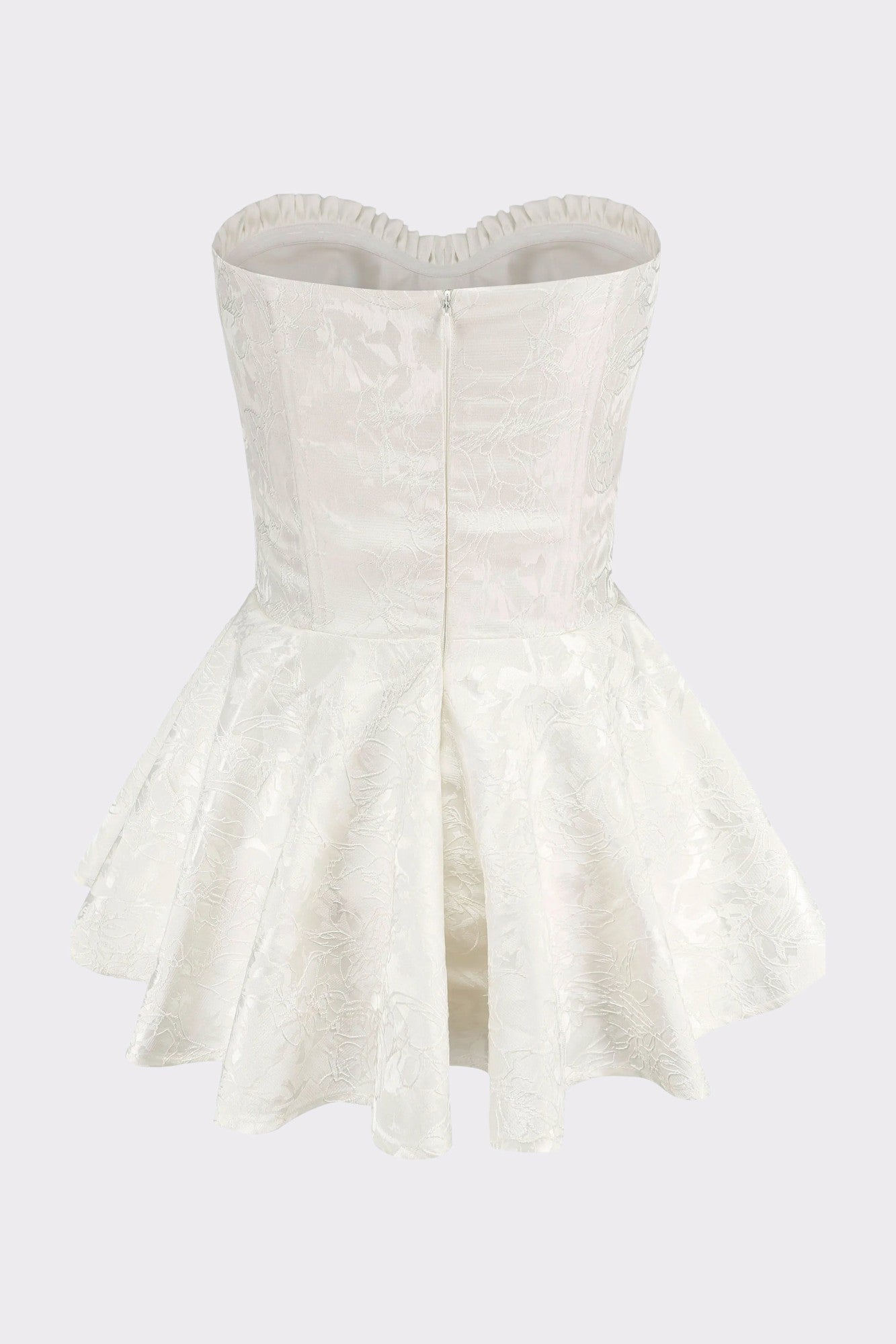 Airina Dress: White Mini Dress for Bridal Shower | Nana Jacqueline