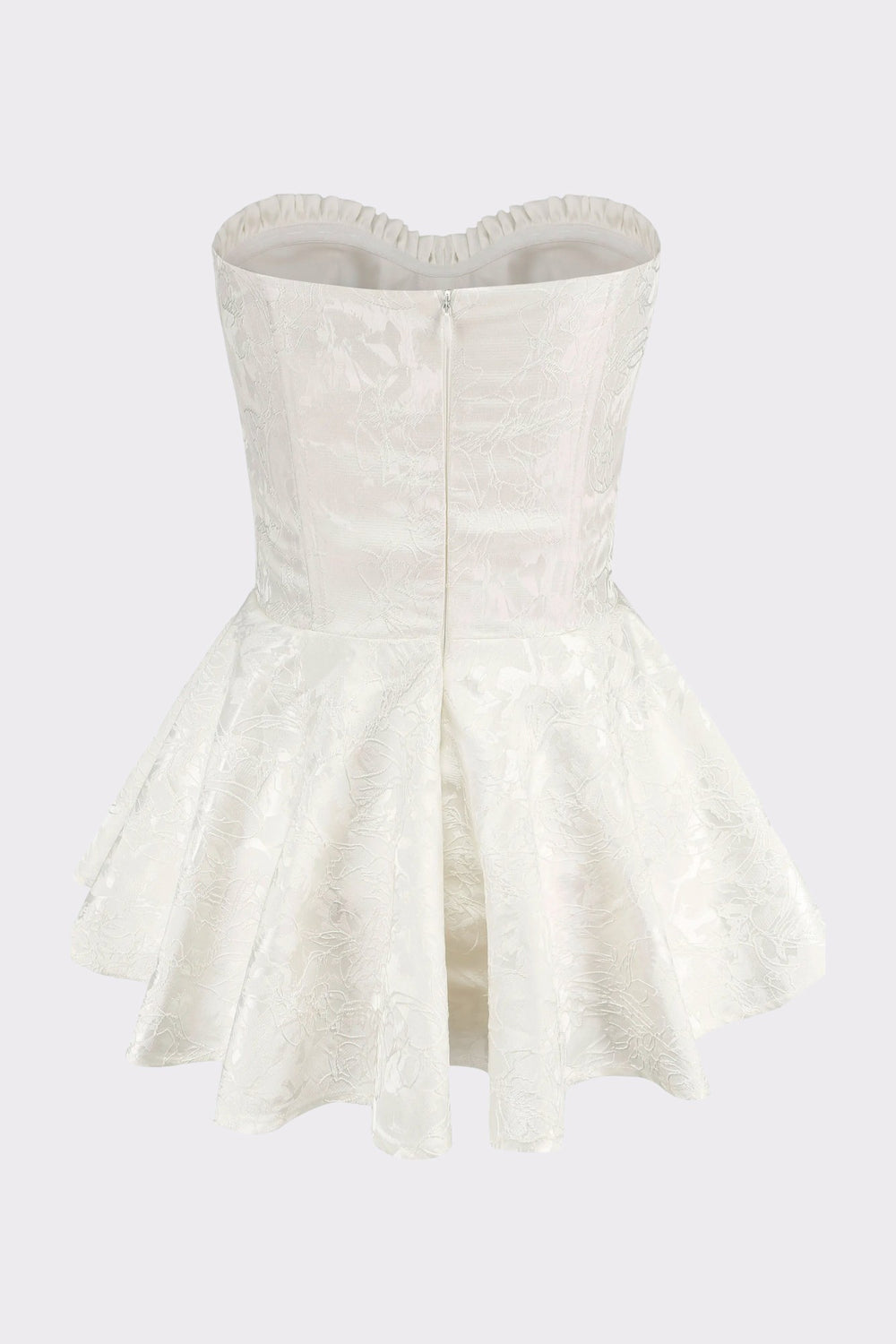 Airina Dress: White Mini Dress for Bridal Shower | Nana Jacqueline