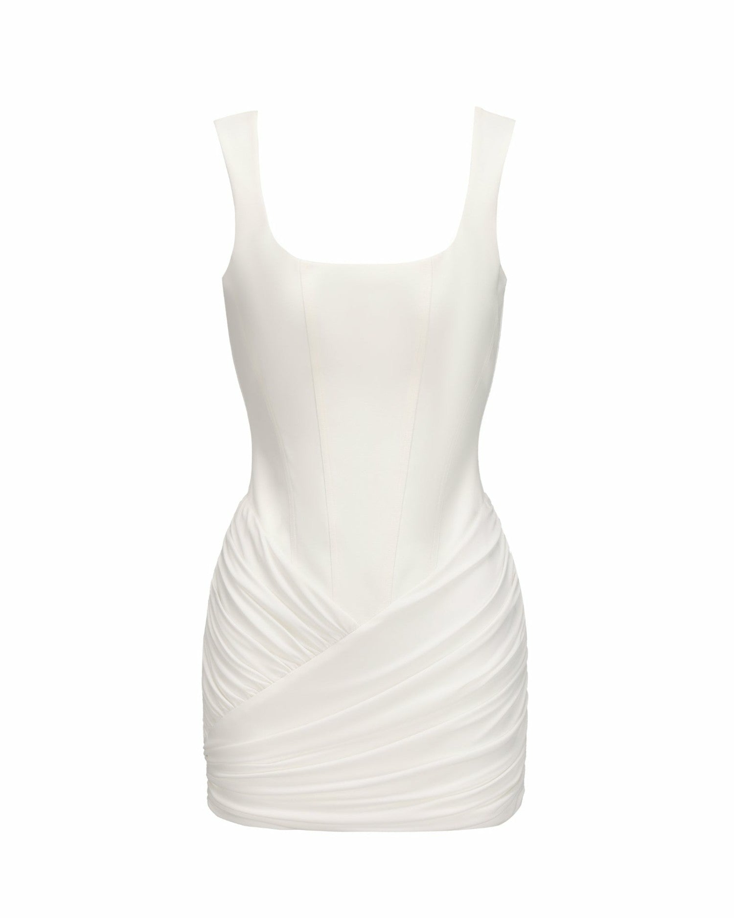 Mirella Dress: White Mini Dress for Engagement Party | Nana Jacqueline