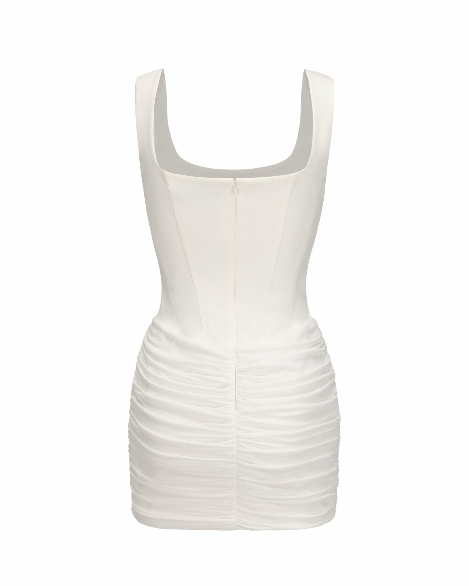 Mirella Dress: White Mini Dress for Engagement Party | Nana Jacqueline