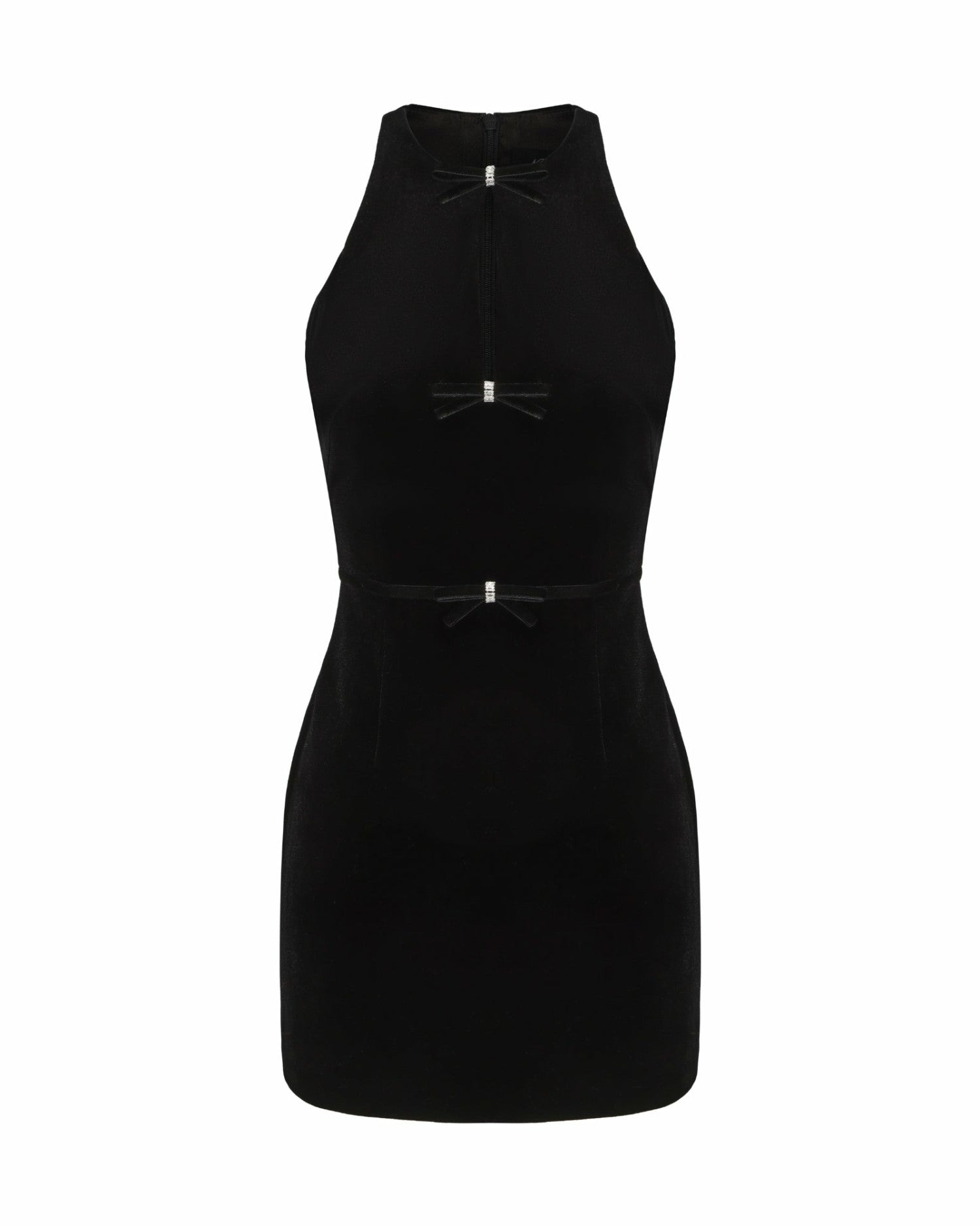 Estelle Velvet Mini Dress: Black Mini Dress for Cocktail Party | Nana Jacqueline