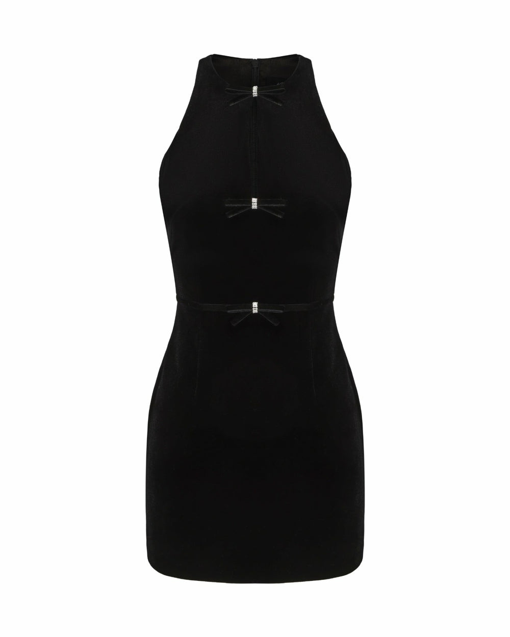Estelle Velvet Mini Dress: Black Mini Dress for Cocktail Party | Nana Jacqueline