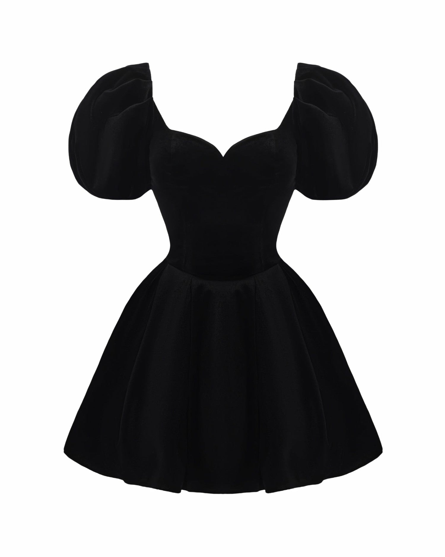 Lillian Velvet Mini Dress: Black Mini Dress for Cocktail Party | Nana Jacqueline