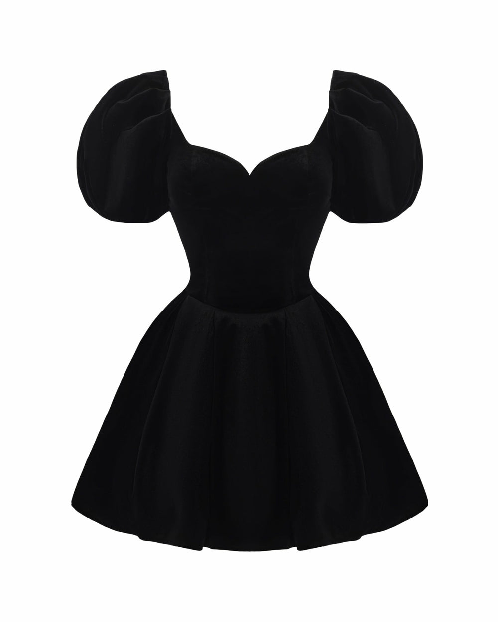 Lillian Velvet Mini Dress: Black Mini Dress for Cocktail Party | Nana Jacqueline