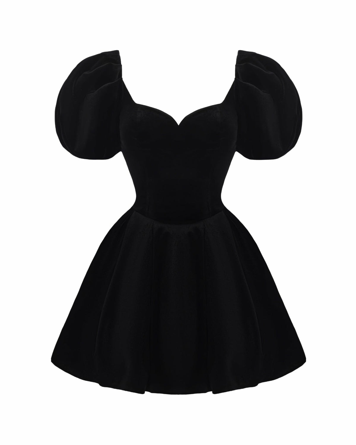 Lillian Velvet Mini Dress: Black Mini Dress for Cocktail Party | Nana Jacqueline