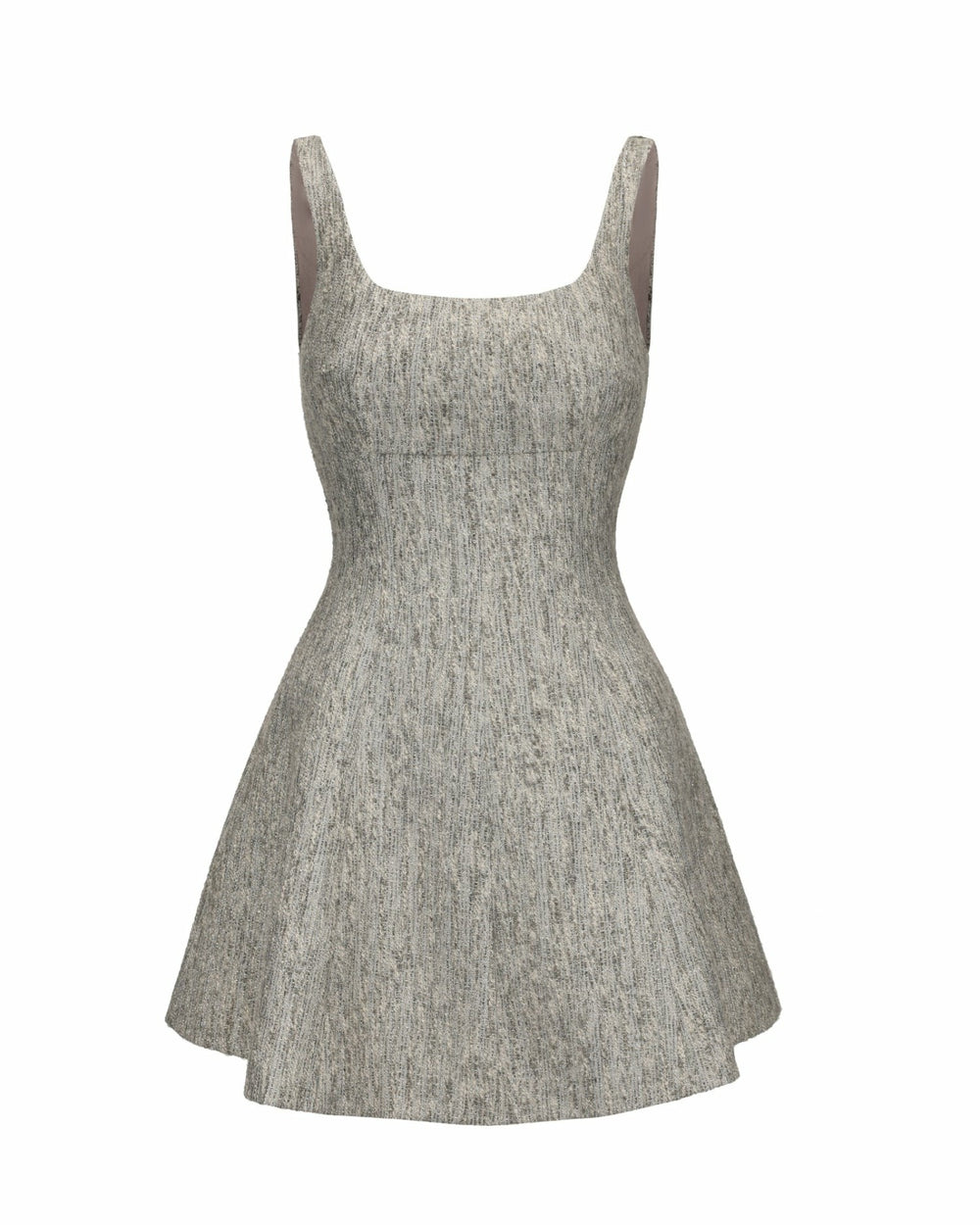 Marianne Dress: Gray Mini Dress for Graduation | Nana Jacqueline