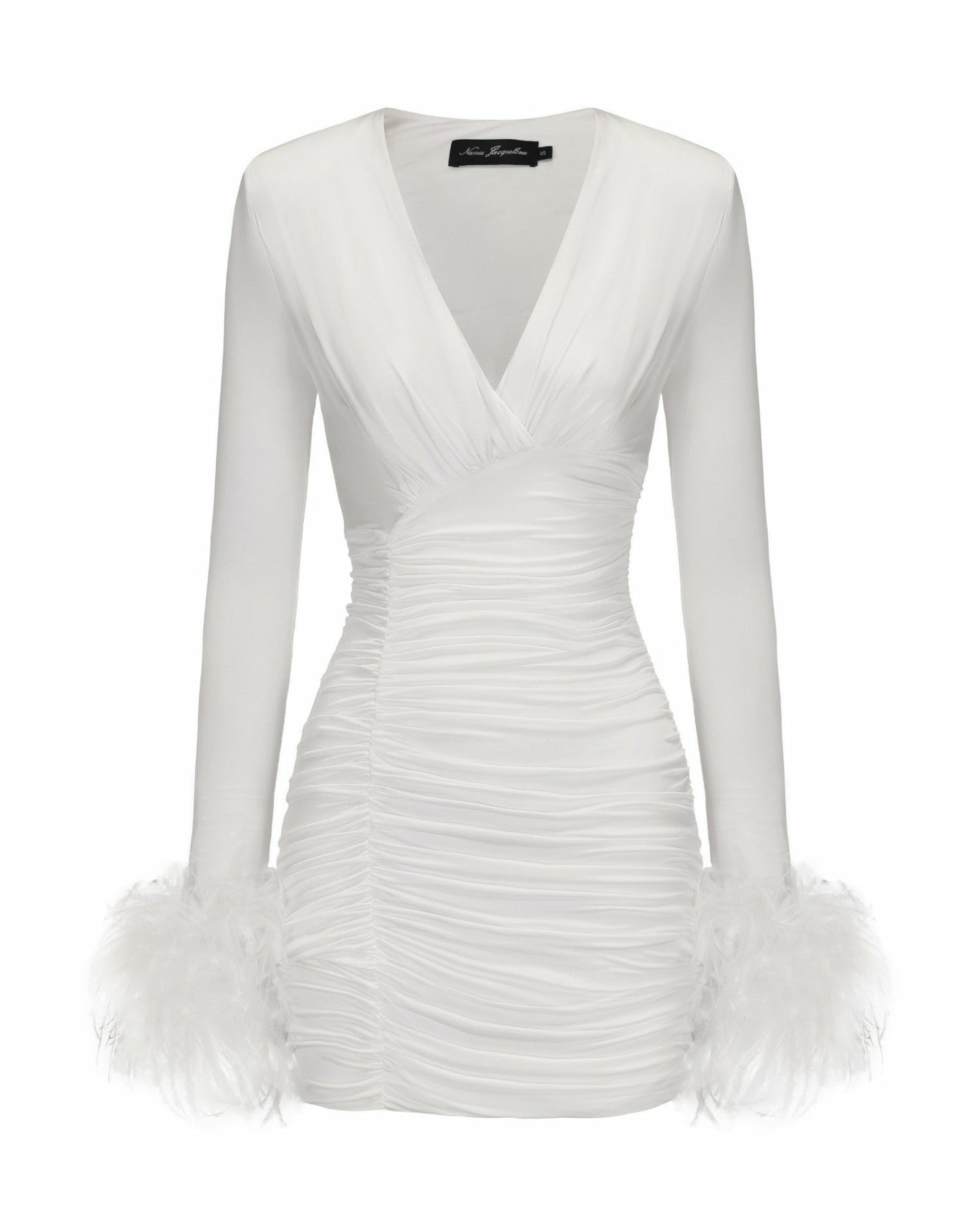 Théa Dress: White Mini Dress for Wedding After-Party | Nana Jacqueline