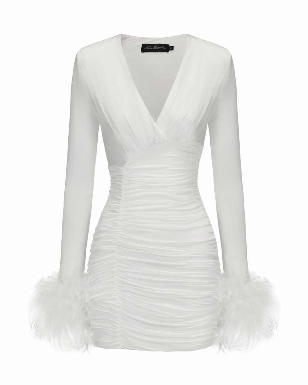 Théa Dress: White Mini Dress for Wedding After-Party | Nana Jacqueline