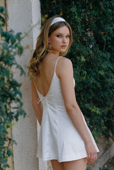 Julisa Dress: White Mini Dress for Bridal Shower | Nana Jacqueline