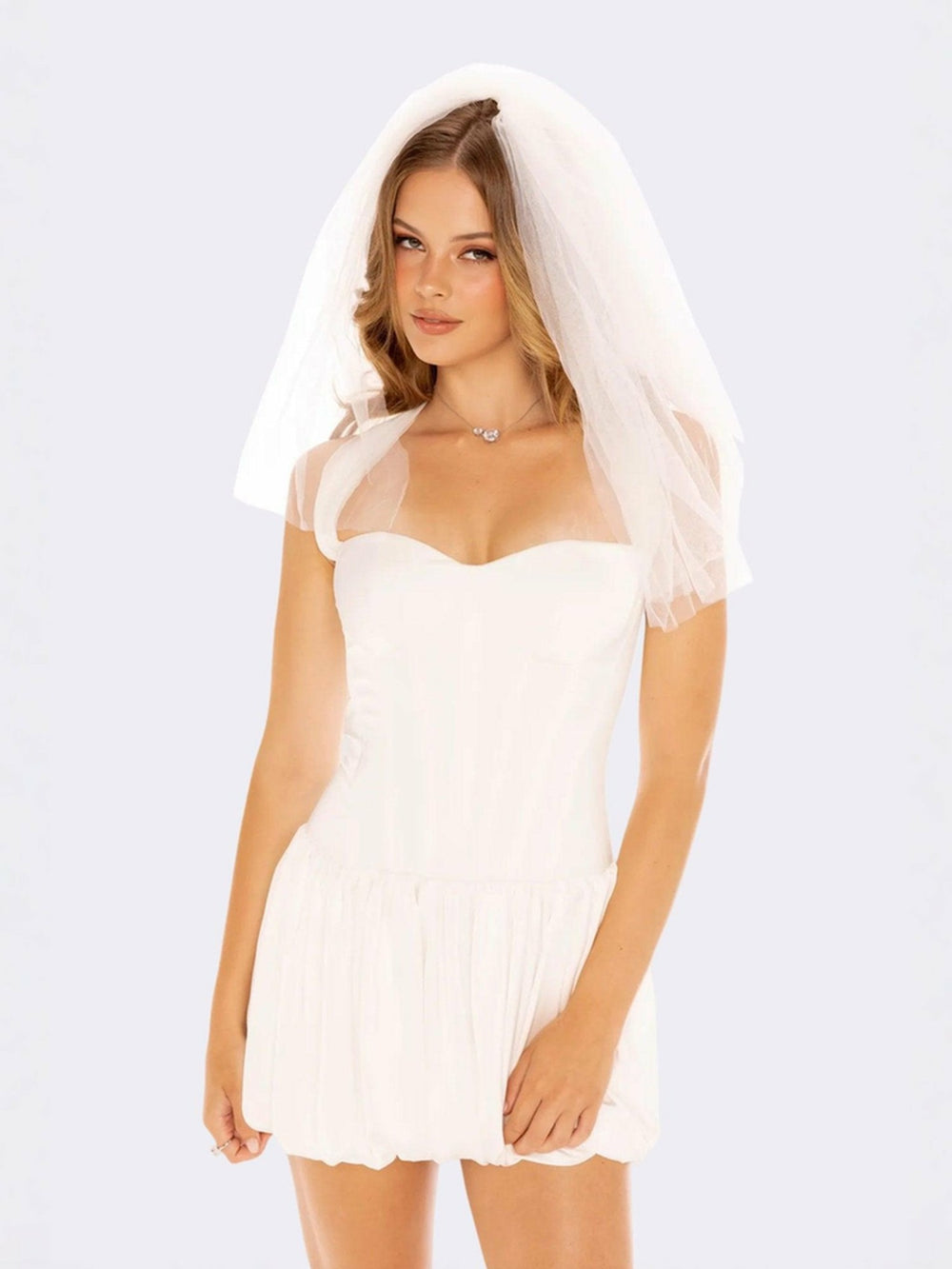 White Mini Dress for Wedding After-Parties | Nana Jacqueline