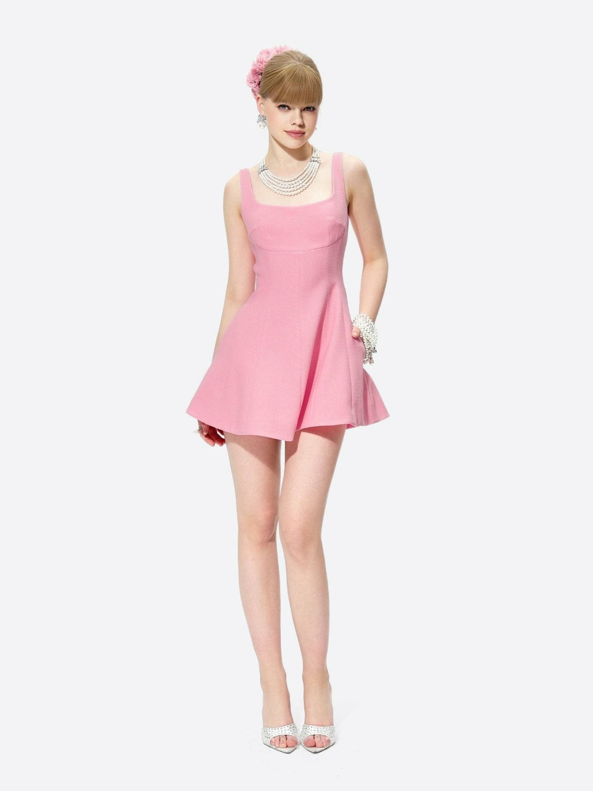Marianne Dress: Pink Mini Dress for Birthday Party | Nana Jacqueline