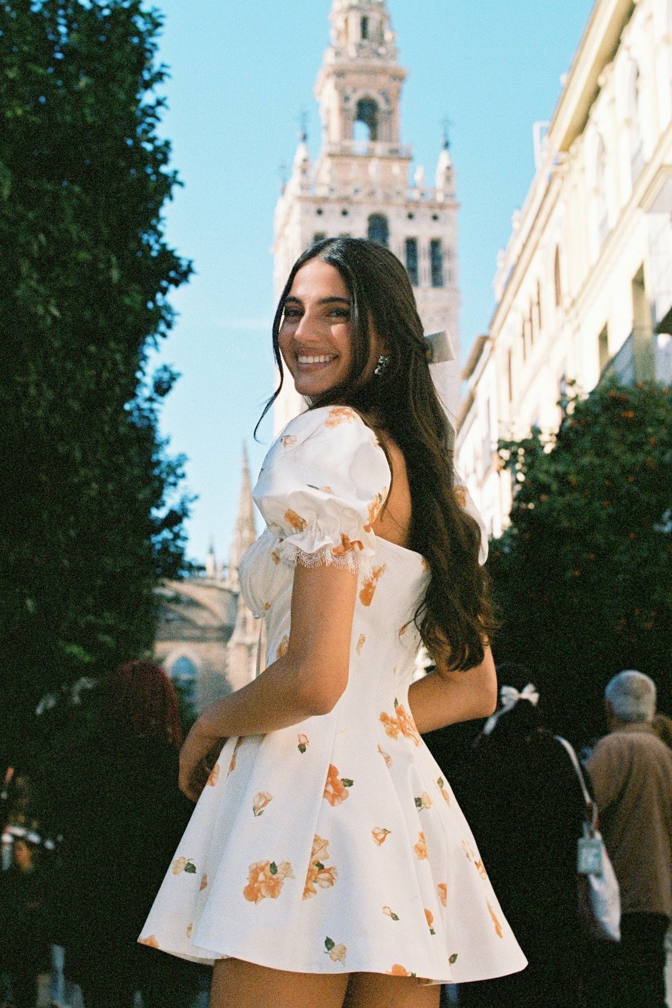 Theodora Dress: Floral Mini Dress for Garden Party | Nana Jacqueline