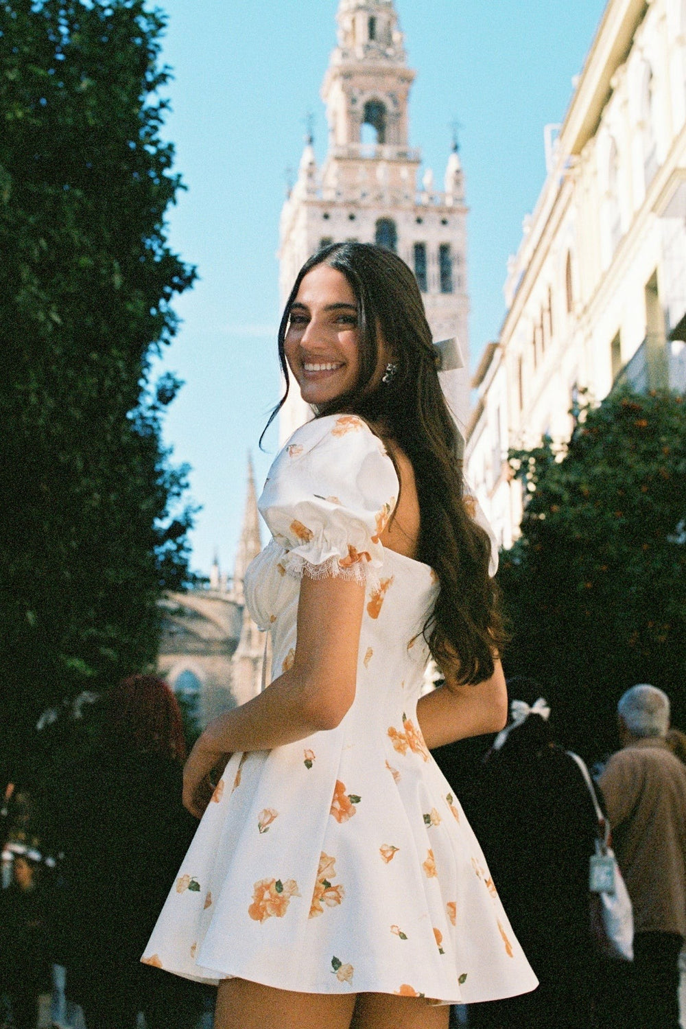 Theodora Dress: Floral Mini Dress for Garden Party | Nana Jacqueline