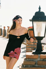 Edith Dress: Black Mini Dress for Date Night | Nana Jacqueline