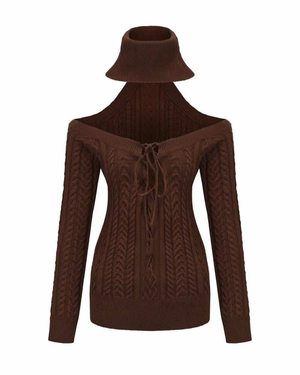 Margo Knit Dress: Brown Mini Dress for Date Night | Nana Jacqueline
