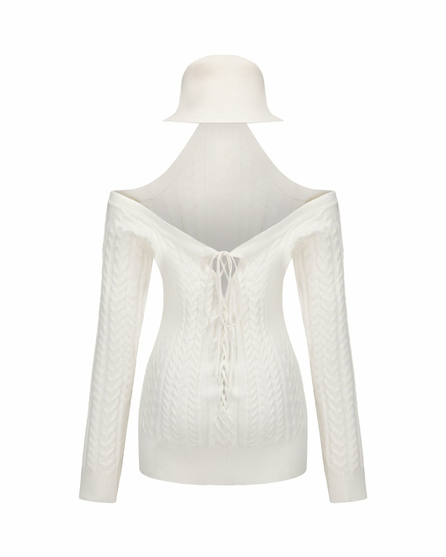 Margo Knit Dress: White Mini Dress for Date Night | Nana Jacqueline