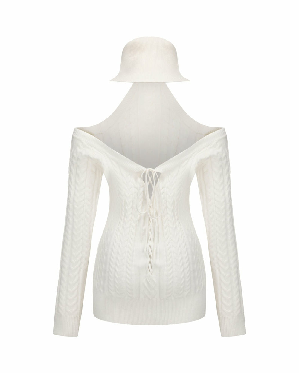 Margo Knit Dress: White Mini Dress for Date Night | Nana Jacqueline