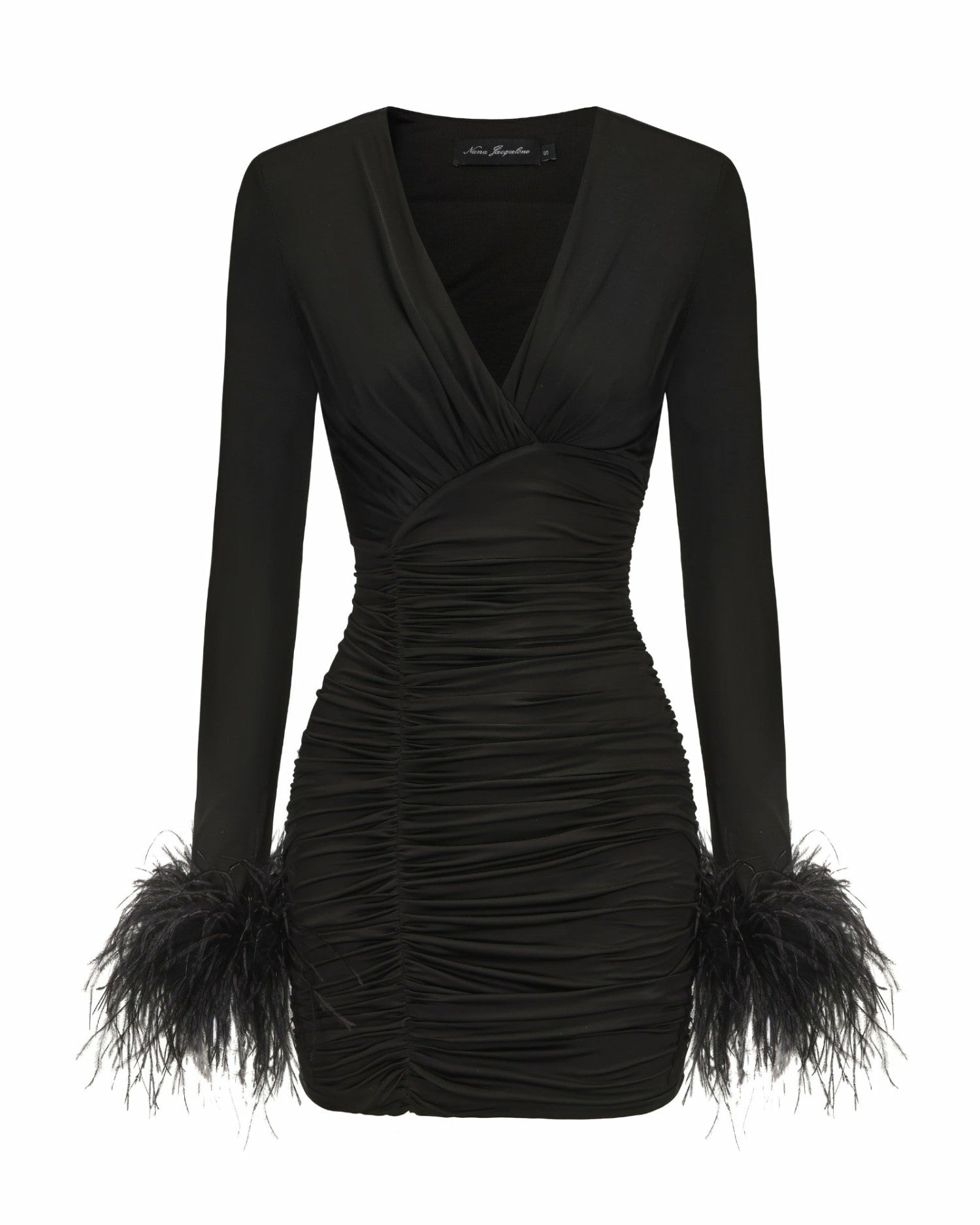 Théa Dress: Black Mini Dress for Cocktail Party | Nana Jacqueline