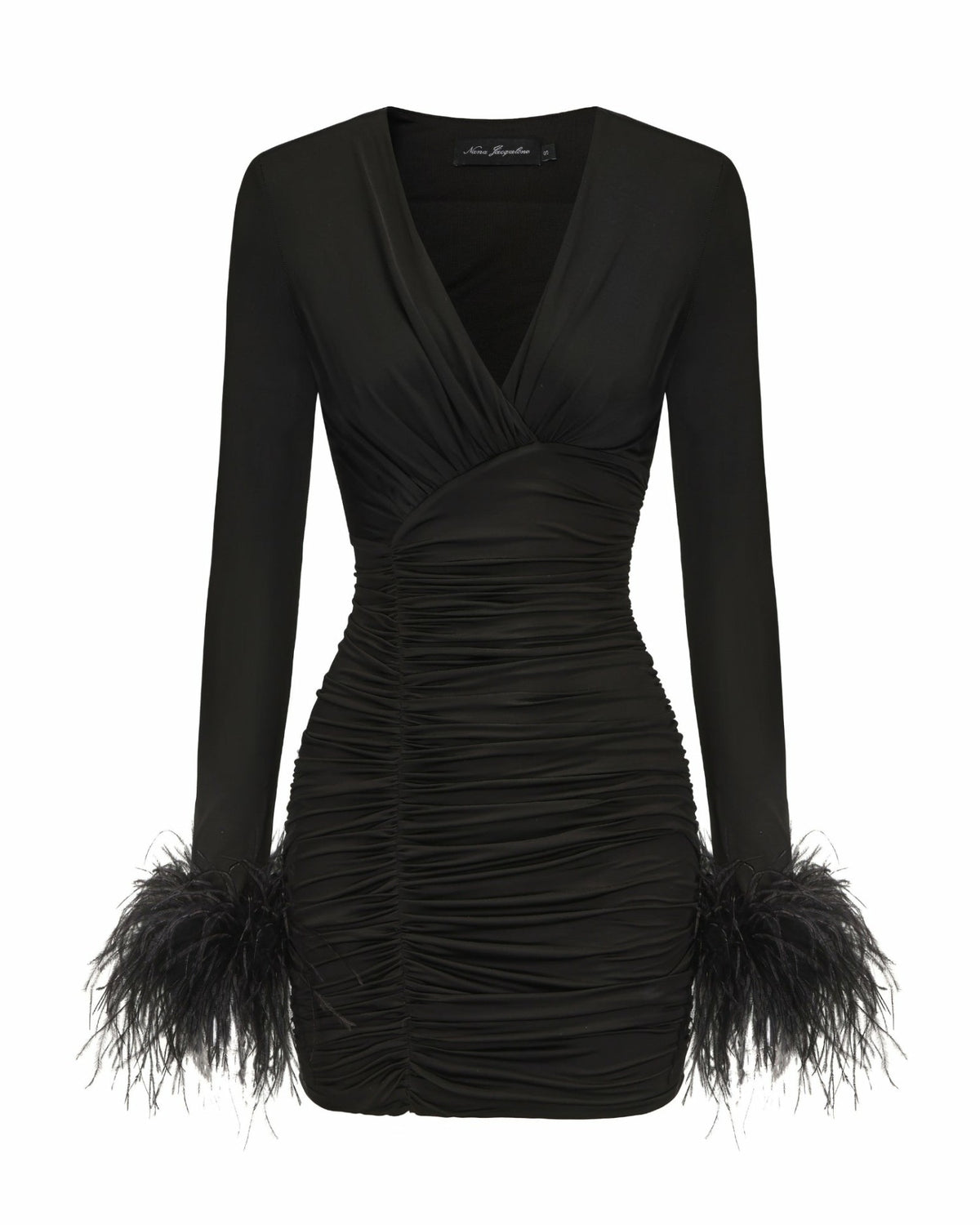 Théa Dress: Black Mini Dress for Cocktail Party | Nana Jacqueline
