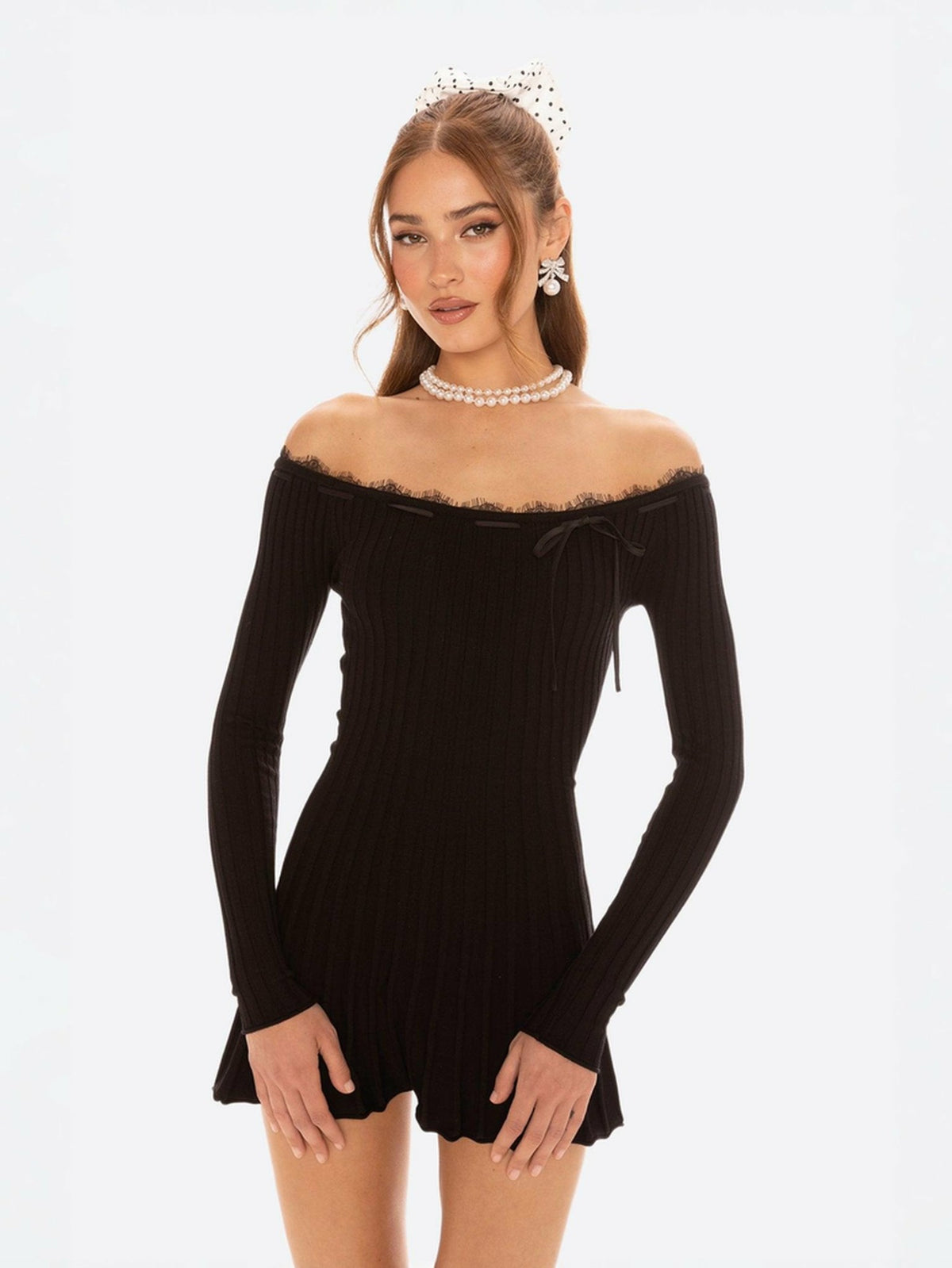 Jenna Dress: Black Mini Dress for Date Night | Nana Jacqueline